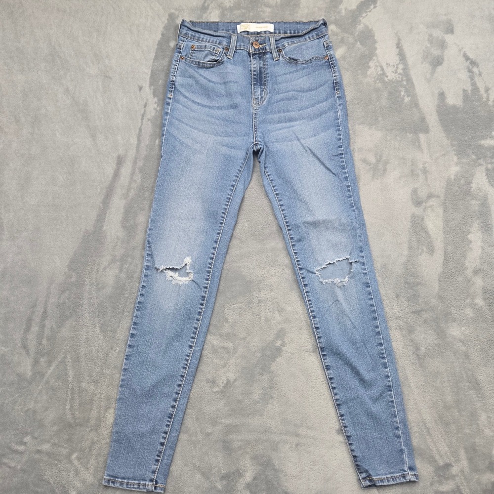 Signature Levi Strauss Gold Label High Rise Jegging Blue Womens Size 4 27x27